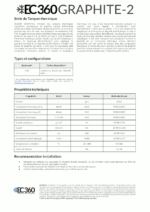 EC360® GRAPHITE-2 EC360® GRAPHITE-2 Tampon Thermique Fiche Technique
